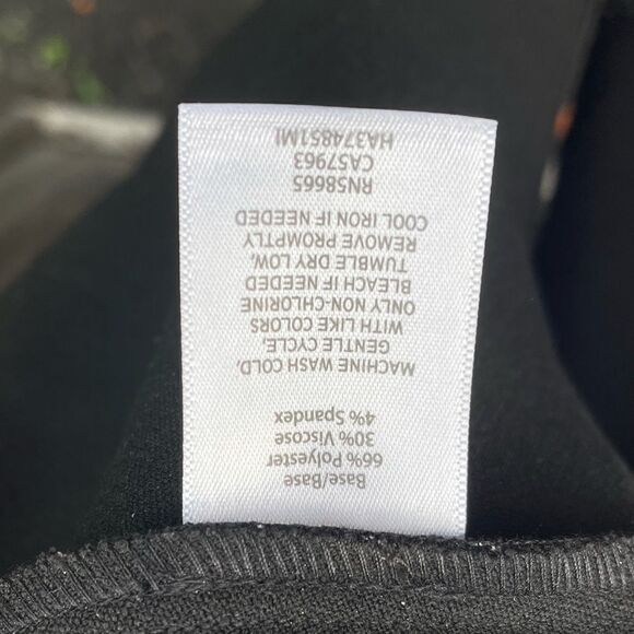 Halogen Nordstrom Peplum Plaid Top Black Size Med - Picture 4 of 4